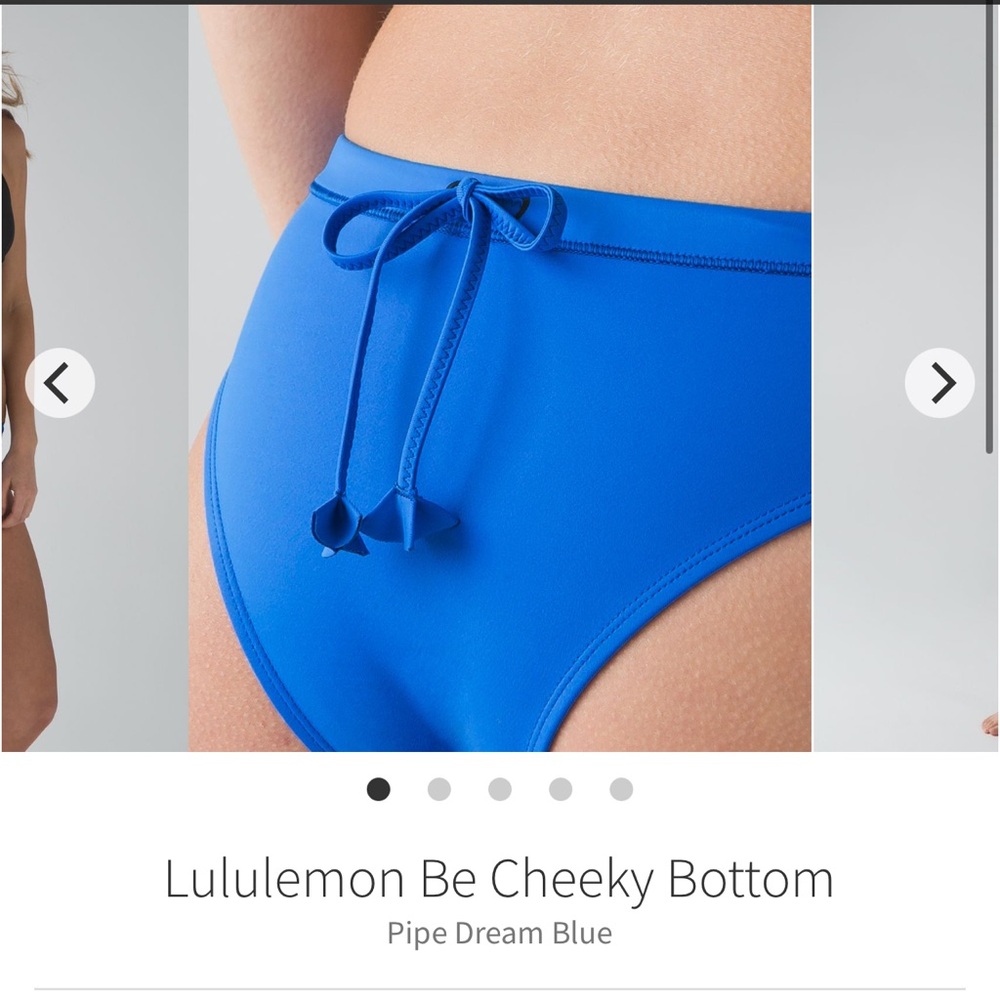 Lululemon Be Cheeky Bottom Pipe Dream Blue size 6 - Picture 3 of 16